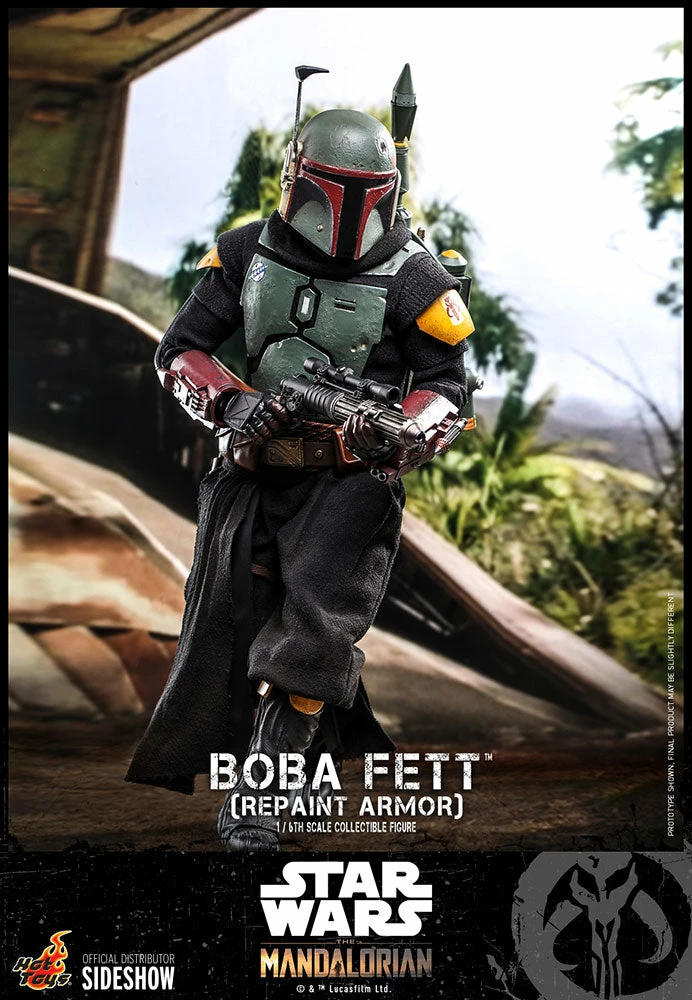 Maybang's Collectibles Hot Toys Star Wars The Mandalorian - Television Masterpiece Series Boba Fett (Repaint Armor) 1/6 Scale 12" Collectible Figure 7 Maybang's Collectibles Hot Toys Star Wars The Mandalorian - Television Masterpiece Series Boba Fett (Repaint Armor) 1/6 Scale 12" Collectible Figure