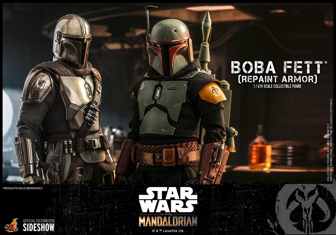 Maybang's Collectibles Hot Toys Star Wars The Mandalorian - Television Masterpiece Series Boba Fett (Repaint Armor) 1/6 Scale 12" Collectible Figure 8 Maybang's Collectibles Hot Toys Star Wars The Mandalorian - Television Masterpiece Series Boba Fett (Repaint Armor) 1/6 Scale 12" Collectible Figure