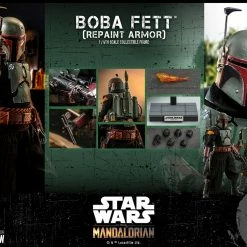 Maybang's Collectibles Hot Toys Star Wars The Mandalorian - Television Masterpiece Series Boba Fett (Repaint Armor) 1/6 Scale 12" Collectible Figure 21 Maybang's Collectibles Hot Toys Star Wars The Mandalorian - Television Masterpiece Series Boba Fett (Repaint Armor) 1/6 Scale 12