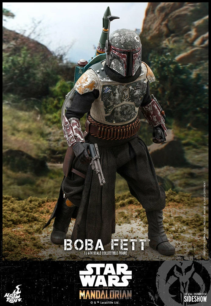 Maybang's Collectibles Hot Toys Star Wars The Mandalorian - Television Masterpiece Series Boba Fett 1/6 Scale 12" Collectible Figure 4 Maybang's Collectibles Hot Toys Star Wars The Mandalorian - Television Masterpiece Series Boba Fett 1/6 Scale 12" Collectible Figure