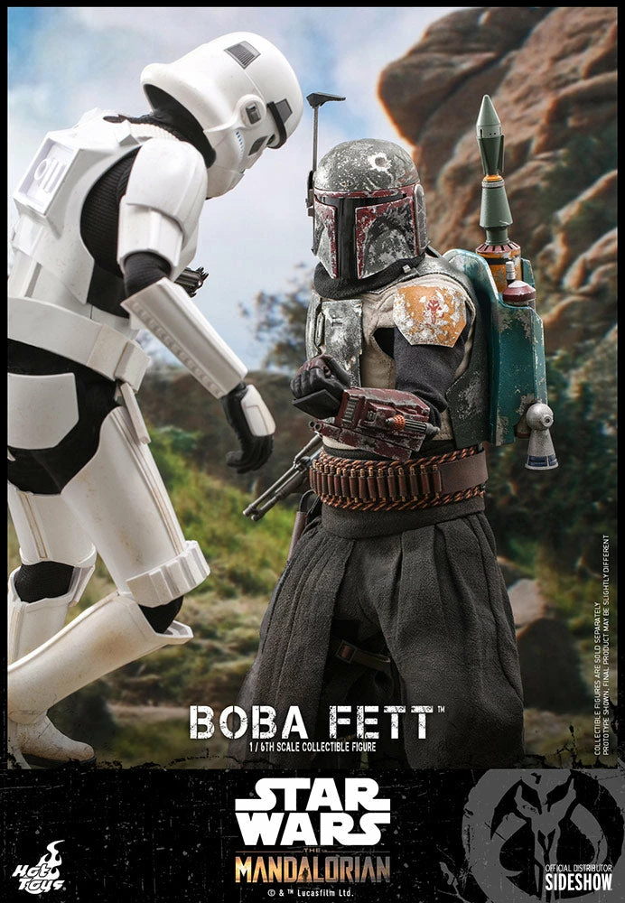 Maybang's Collectibles Hot Toys Star Wars The Mandalorian - Television Masterpiece Series Boba Fett 1/6 Scale 12" Collectible Figure 8 Maybang's Collectibles Hot Toys Star Wars The Mandalorian - Television Masterpiece Series Boba Fett 1/6 Scale 12" Collectible Figure