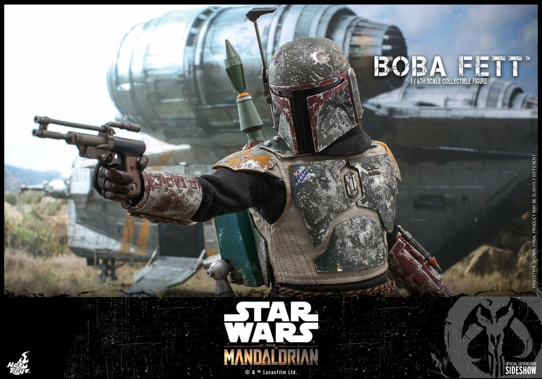 Maybang's Collectibles Hot Toys Star Wars The Mandalorian - Television Masterpiece Series Boba Fett 1/6 Scale 12" Collectible Figure 12 Maybang's Collectibles Hot Toys Star Wars The Mandalorian - Television Masterpiece Series Boba Fett 1/6 Scale 12" Collectible Figure