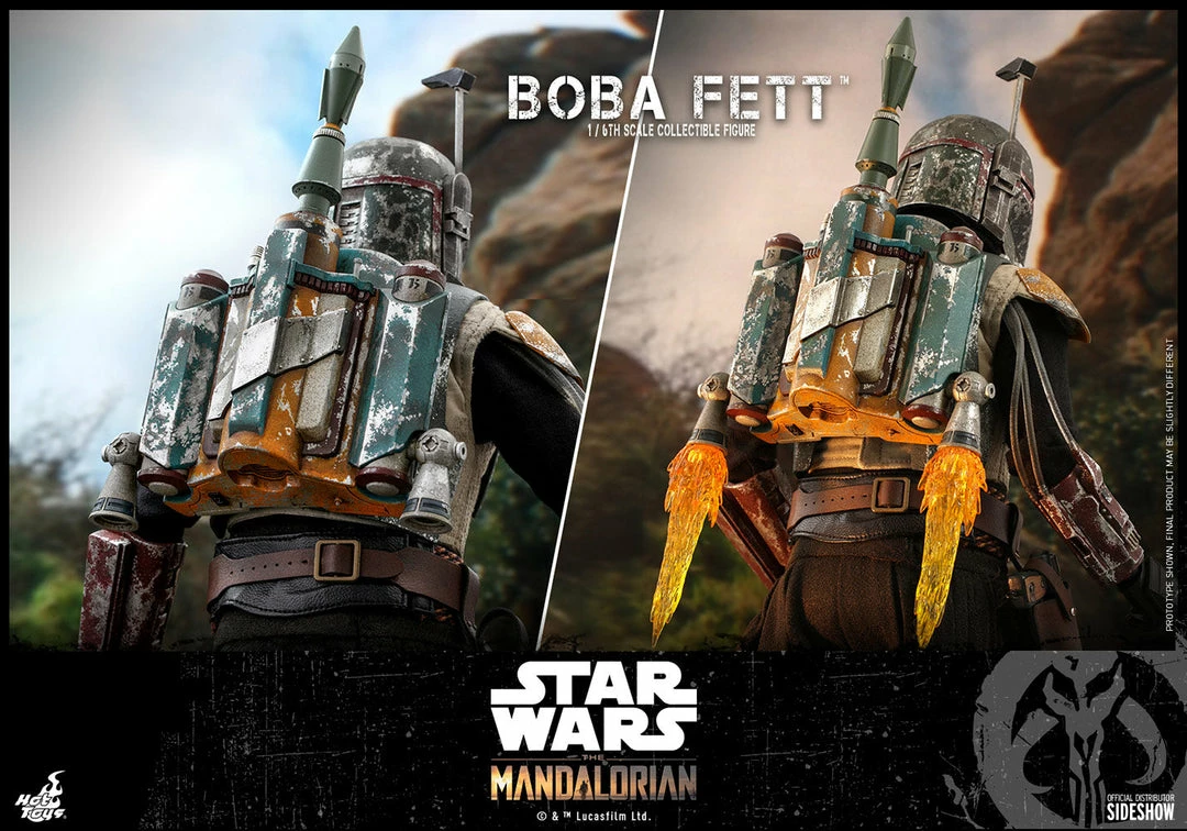 Maybang's Collectibles Hot Toys Star Wars The Mandalorian - Television Masterpiece Series Boba Fett 1/6 Scale 12" Collectible Figure 16 Maybang's Collectibles Hot Toys Star Wars The Mandalorian - Television Masterpiece Series Boba Fett 1/6 Scale 12" Collectible Figure