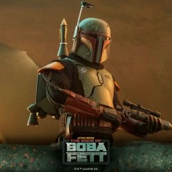 Maybang's Collectibles Hot Toys Star Wars The Mandalorian Quarter Scale Series - The Book Of Boba Fett Boba Fett 1/4 Quarter Scale Collectible Figure