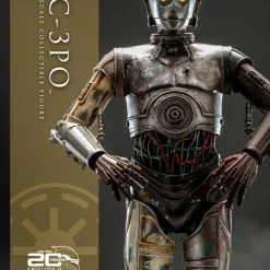 Maybang's Collectibles Hot Toys Star Wars Episode II Attack Of The Clones C-3PO 1/6 Scale 12" Collectible Figure