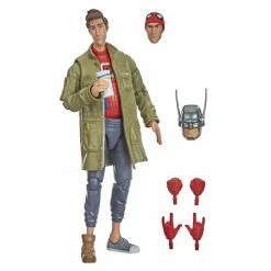 Maybang's Collectibles Hasbro Marvel Legends Spider-Man Into The Spider-Verse Peter B. Parker (Stilt-Man BAF) 6-Inch Action Figure