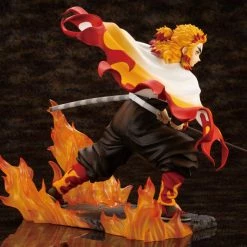 Maybang's Collectibles Kotobukiya Demon Slayer Kimetsu No Yaiba ArtFX J Kyoujurou Rengoku (Purgatory Anjuro) Statue