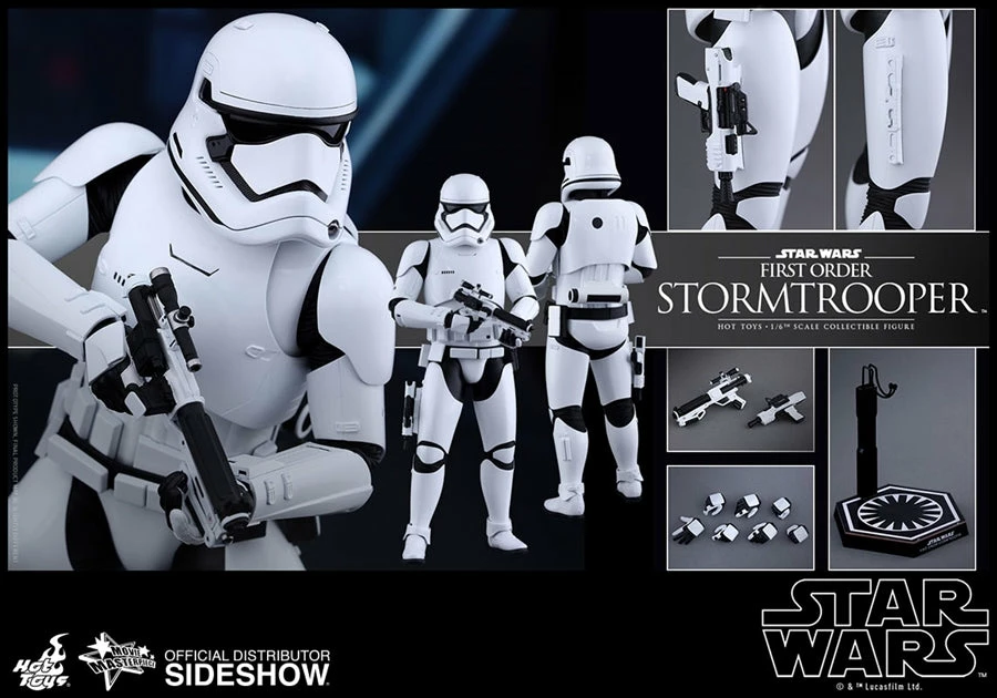 Vendor-unknown Hot Toys Star Wars Episode VII The Force Awakens First Order Stormtrooper 1/6 Scale 12" Figure 4 Vendor-unknown Hot Toys Star Wars Episode VII The Force Awakens First Order Stormtrooper 1/6 Scale 12" Figure