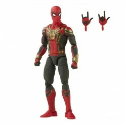 Maybang's Collectibles Hasbro Marvel Legends Spider-Man 3 6-Inch Action Figure Wave 13 Set Of 7 Figures Spider-Man (Intergrated Suit), Spider-Man (Black And Gold), Miles Morales, Doctor Strange, J. Jonah Jameson, Morlun & Shriek (Marvel's Armadillo BAF)