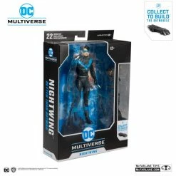 Maybang's Collectibles McFarlane DC Multiverse Set Of 3 Action Figures Dark Nights: Metal, Nightwing & Batgirl (DC Rebirth Build-A-Batmobile)