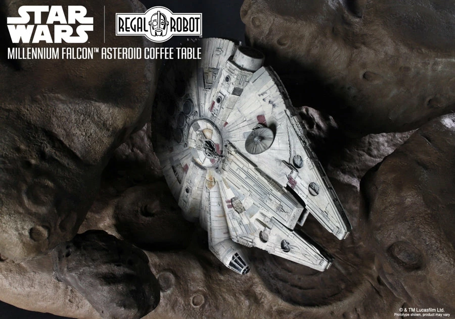 Vendor-unknown Regal Robot Official Licensed Star Wars Furniture Han Solo's Millennium Falcon Asteroid Coffee Table 6 Vendor-unknown Regal Robot Official Licensed Star Wars Furniture Han Solo's Millennium Falcon Asteroid Coffee Table
