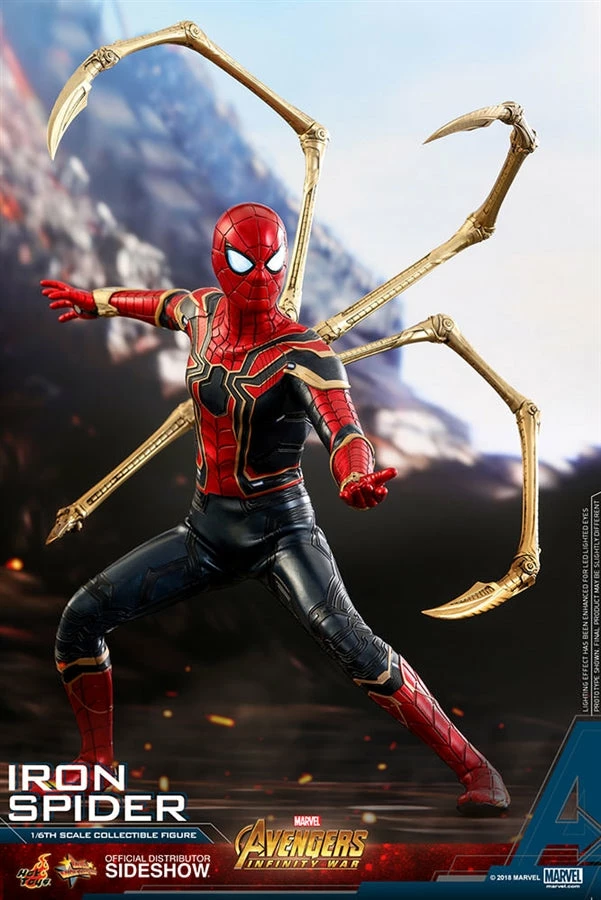 Vendor-unknown Hot Toys Marvel Avengers Infinity War Spider-Man Iron Spider Suit 1/6 Scale 12" Action Figure 3 Vendor-unknown Hot Toys Marvel Avengers Infinity War Spider-Man Iron Spider Suit 1/6 Scale 12" Action Figure