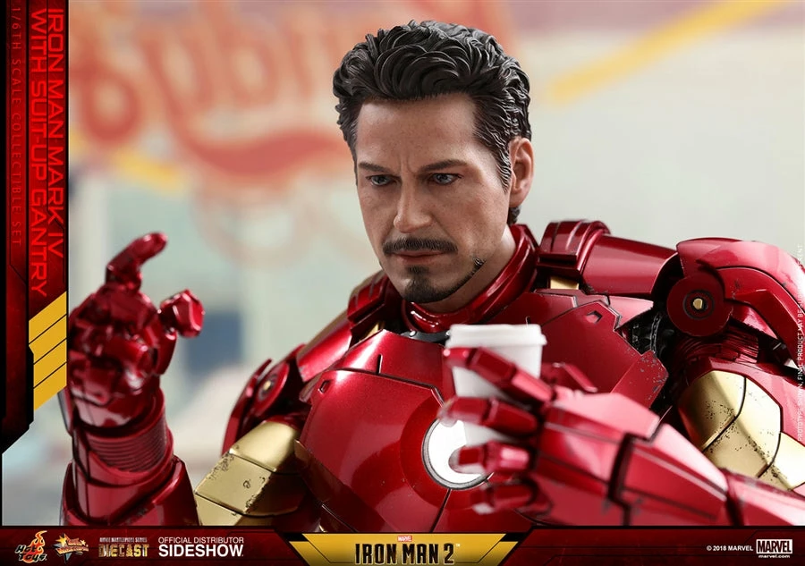 Vendor-unknown Hot Toys Marvel Iron Man 2 Iron Man Mark IV Diecast Figure With Suit-up Gantry 1/6 Scale Figure Set 7 Vendor-unknown Hot Toys Marvel Iron Man 2 Iron Man Mark IV Diecast Figure With Suit-up Gantry 1/6 Scale Figure Set