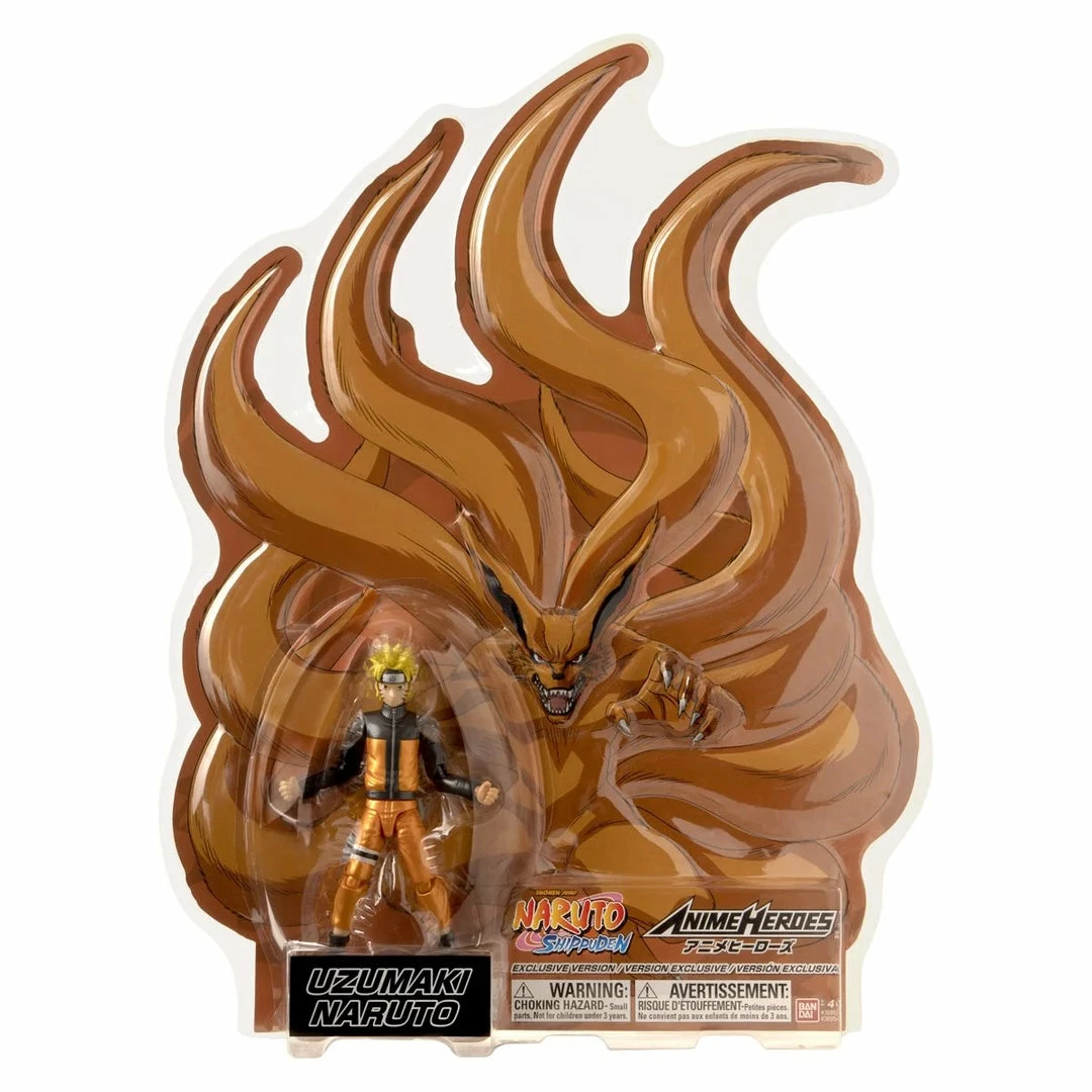 Maybang's Collectibles Bandai Naruto Anime Heroes Naruto Uzumaki Nine-Tails Version Action Figure - 2021 SDCC Convention Exclusive 1 Maybang's Collectibles Bandai Naruto Anime Heroes Naruto Uzumaki Nine-Tails Version Action Figure - 2021 SDCC Convention Exclusive