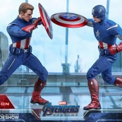 Maybang's Collectibles Hot Toys Marvel Comics Avengers Endgame Captain America (2012 Version) 1/6 Scale Collectible Figure