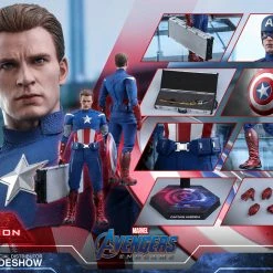 Maybang's Collectibles Hot Toys Marvel Comics Avengers Endgame Captain America (2012 Version) 1/6 Scale Collectible Figure