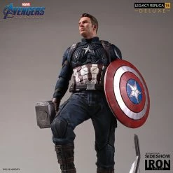 Maybang's Collectibles Iron Studios Marvel Avengers: Endgame Captain America (Deluxe) 1/4 Scale Legacy Replica Statue