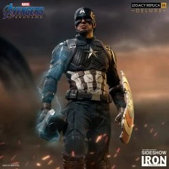 Maybang's Collectibles Iron Studios Marvel Avengers: Endgame Captain America (Deluxe) 1/4 Scale Legacy Replica Statue