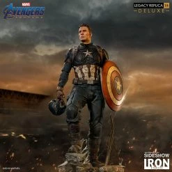 Maybang's Collectibles Iron Studios Marvel Avengers: Endgame Captain America (Deluxe) 1/4 Scale Legacy Replica Statue