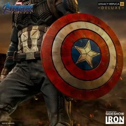 Maybang's Collectibles Iron Studios Marvel Avengers: Endgame Captain America (Deluxe) 1/4 Scale Legacy Replica Statue