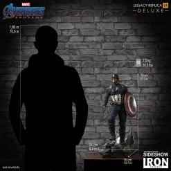 Maybang's Collectibles Iron Studios Marvel Avengers: Endgame Captain America (Deluxe) 1/4 Scale Legacy Replica Statue