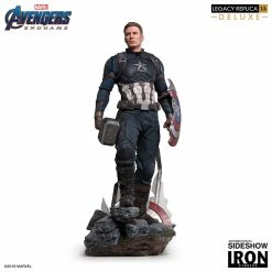 Maybang's Collectibles Iron Studios Marvel Avengers: Endgame Captain America (Deluxe) 1/4 Scale Legacy Replica Statue