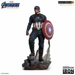 Maybang's Collectibles Iron Studios Marvel Avengers: Endgame Captain America (Deluxe) 1/4 Scale Legacy Replica Statue