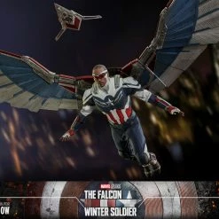 Maybang's Collectibles Hot Toys Marvel The Falcon And The Winter Soldier Television Masterpiece Series Captain America (Sam Wilson) 1/6 Scale Collectible Figure