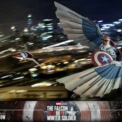 Maybang's Collectibles Hot Toys Marvel The Falcon And The Winter Soldier Television Masterpiece Series Captain America (Sam Wilson) 1/6 Scale Collectible Figure