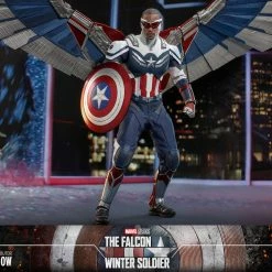 Maybang's Collectibles Hot Toys Marvel The Falcon And The Winter Soldier Television Masterpiece Series Captain America (Sam Wilson) 1/6 Scale Collectible Figure