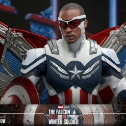 Maybang's Collectibles Hot Toys Marvel The Falcon And The Winter Soldier Television Masterpiece Series Captain America (Sam Wilson) 1/6 Scale Collectible Figure