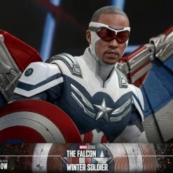 Maybang's Collectibles Hot Toys Marvel The Falcon And The Winter Soldier Television Masterpiece Series Captain America (Sam Wilson) 1/6 Scale Collectible Figure