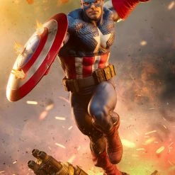 Maybang's Collectibles Sideshow Collectibles Sideshow Marvel Comics Captain America Premium Format Figure Statue