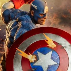 Maybang's Collectibles Sideshow Collectibles Sideshow Marvel Comics Captain America Premium Format Figure Statue