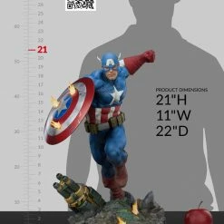 Maybang's Collectibles Sideshow Collectibles Sideshow Marvel Comics Captain America Premium Format Figure Statue