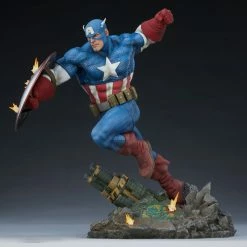 Maybang's Collectibles Sideshow Collectibles Sideshow Marvel Comics Captain America Premium Format Figure Statue