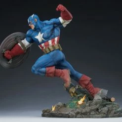 Maybang's Collectibles Sideshow Collectibles Sideshow Marvel Comics Captain America Premium Format Figure Statue