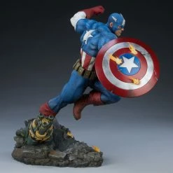 Maybang's Collectibles Sideshow Collectibles Sideshow Marvel Comics Captain America Premium Format Figure Statue