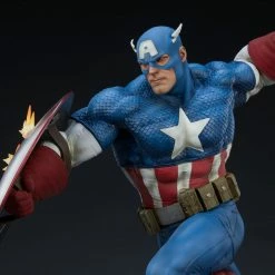 Maybang's Collectibles Sideshow Collectibles Sideshow Marvel Comics Captain America Premium Format Figure Statue