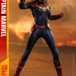 Maybang's Collectibles Hot Toys Marvel Comics Captain Marvel Deluxe Verion 1/6 Scale Collectible Figure