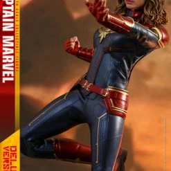 Maybang's Collectibles Hot Toys Marvel Comics Captain Marvel Deluxe Verion 1/6 Scale Collectible Figure