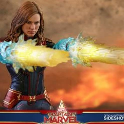 Maybang's Collectibles Hot Toys Marvel Comics Captain Marvel Deluxe Verion 1/6 Scale Collectible Figure
