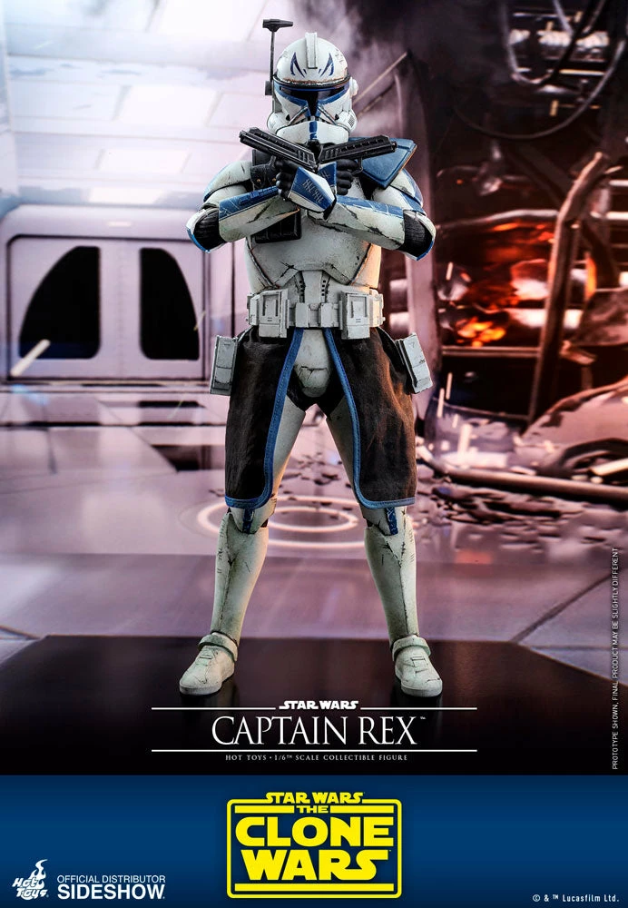 Maybang's Collectibles Hot Toys Star Wars The Clone Wars Captain Rex 1/6 Scale 12" Collectible Figure 2 Maybang's Collectibles Hot Toys Star Wars The Clone Wars Captain Rex 1/6 Scale 12" Collectible Figure