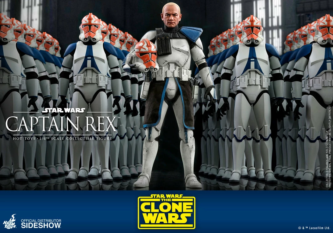 Maybang's Collectibles Hot Toys Star Wars The Clone Wars Captain Rex 1/6 Scale 12" Collectible Figure 3 Maybang's Collectibles Hot Toys Star Wars The Clone Wars Captain Rex 1/6 Scale 12" Collectible Figure
