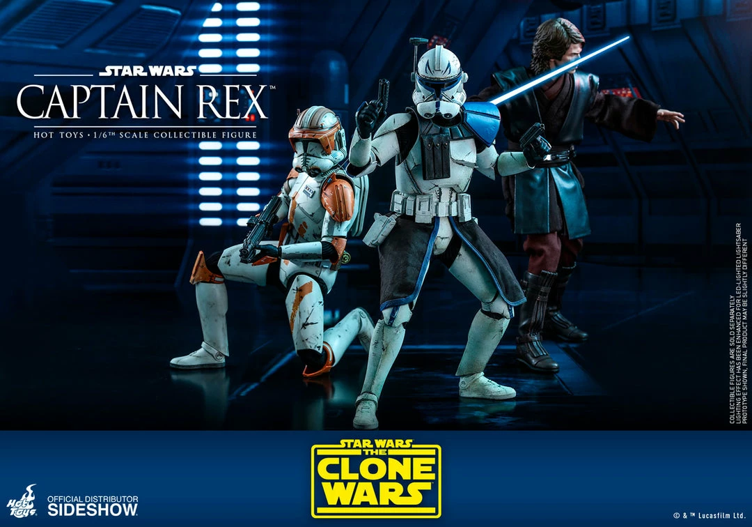 Maybang's Collectibles Hot Toys Star Wars The Clone Wars Captain Rex 1/6 Scale 12" Collectible Figure 4 Maybang's Collectibles Hot Toys Star Wars The Clone Wars Captain Rex 1/6 Scale 12" Collectible Figure