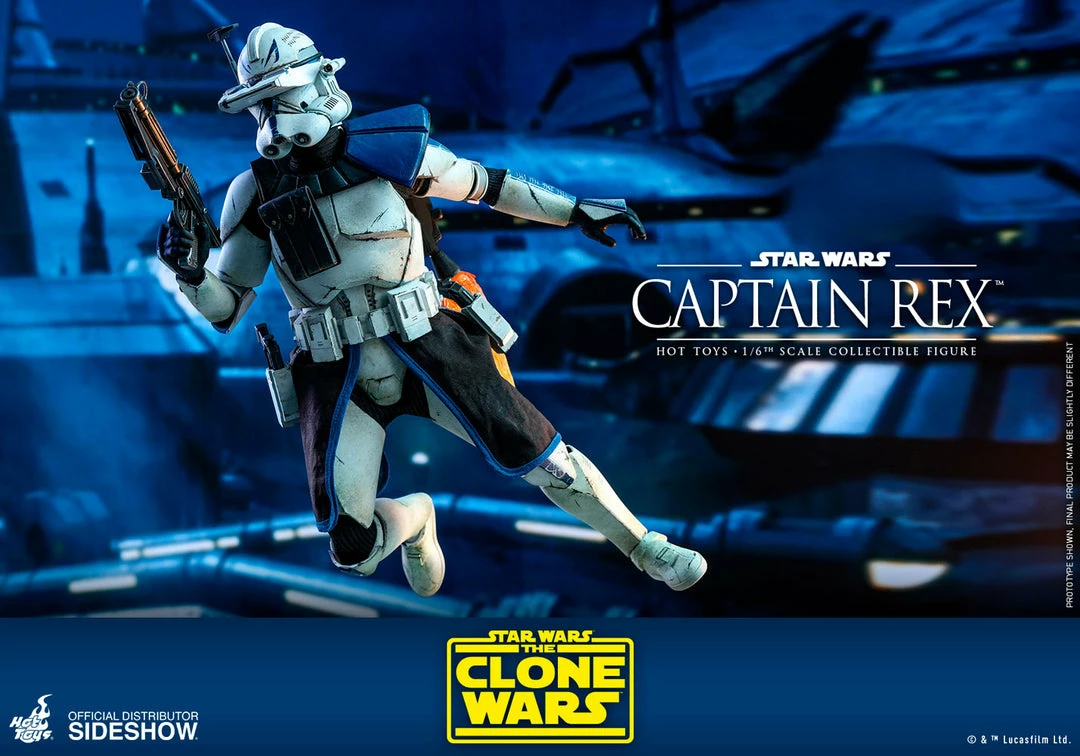 Maybang's Collectibles Hot Toys Star Wars The Clone Wars Captain Rex 1/6 Scale 12" Collectible Figure 12 Maybang's Collectibles Hot Toys Star Wars The Clone Wars Captain Rex 1/6 Scale 12" Collectible Figure