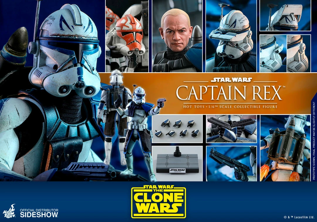Maybang's Collectibles Hot Toys Star Wars The Clone Wars Captain Rex 1/6 Scale 12" Collectible Figure 26 Maybang's Collectibles Hot Toys Star Wars The Clone Wars Captain Rex 1/6 Scale 12" Collectible Figure