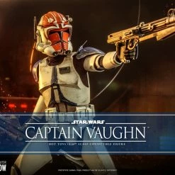 Maybang's Collectibles Hot Toys Star Wars The Clone Wars Captain Vaughn 1/6 Scale 12" Collectible Figure