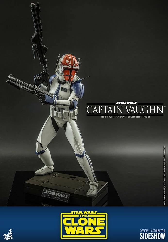 Maybang's Collectibles Hot Toys Star Wars The Clone Wars Captain Vaughn 1/6 Scale 12" Collectible Figure 2 Maybang's Collectibles Hot Toys Star Wars The Clone Wars Captain Vaughn 1/6 Scale 12" Collectible Figure