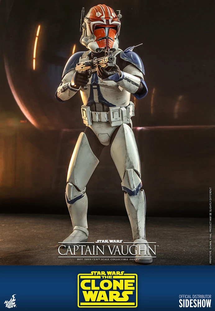 Maybang's Collectibles Hot Toys Star Wars The Clone Wars Captain Vaughn 1/6 Scale 12" Collectible Figure 3 Maybang's Collectibles Hot Toys Star Wars The Clone Wars Captain Vaughn 1/6 Scale 12" Collectible Figure